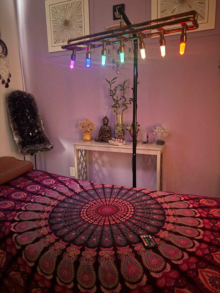 Crystal Light Healing Bed - Crystals, Light, Sound & Aroma Healing Session (60 Minutes)